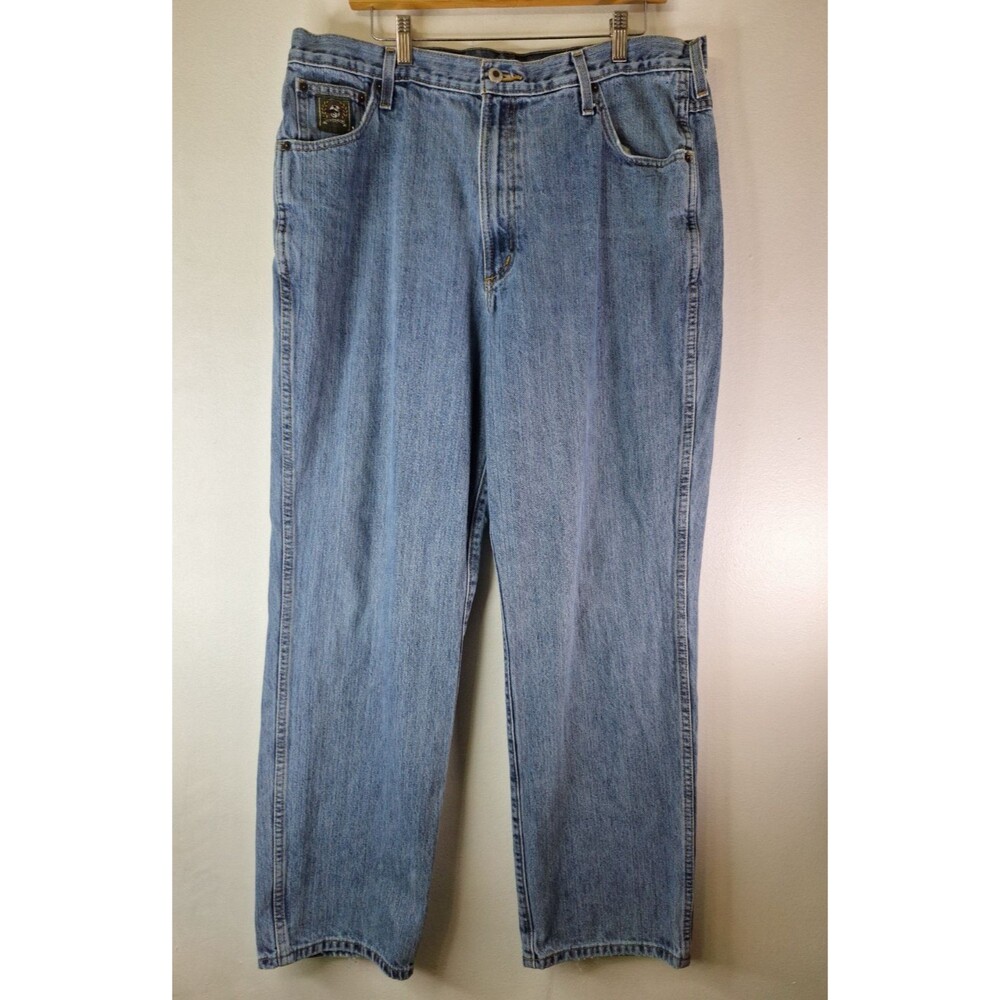 CINCH Denim Jeans Mens 38x32 Straight Distressed Casual Western Cowboy Workwear